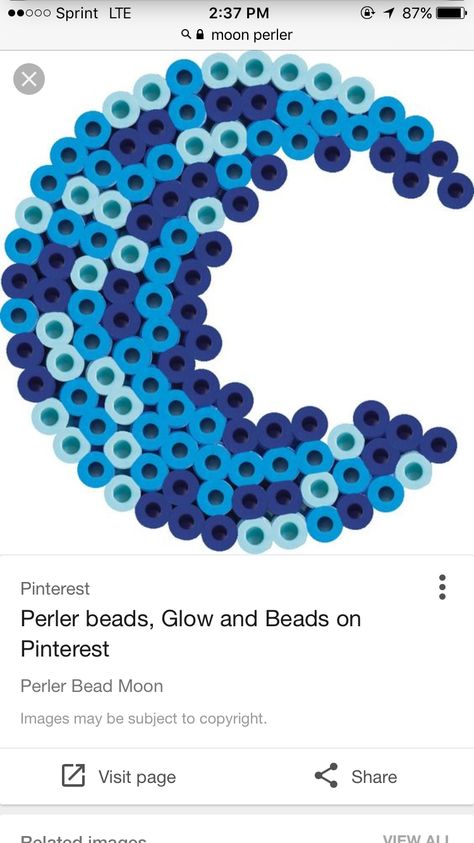 Crescent moon perler pattern Perler Pattern, Hama Art, Diy Perler Bead Crafts, Ramadan Crafts, Hama Beads Patterns, Diy Perler Beads, Melting Beads, Iron Beads, Perler Beads Designs