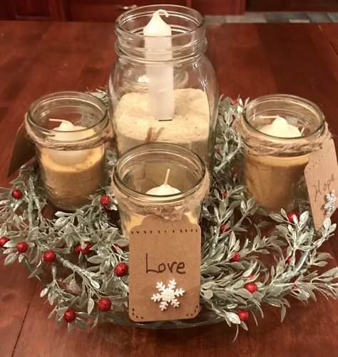 Make Advent Wreath, Advent Candles And Wreath, Advent Candle Ideas Diy, Make Your Own Advent Wreath, Simple Advent Wreath Diy, Tea Light Advent Wreath, Diy Advent Wreath Simple, Make An Advent Wreath, Homemade Advent Wreath Diy