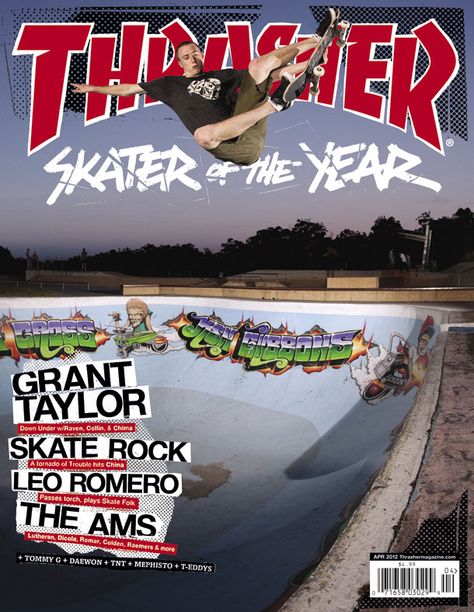 Grant Taylor Thrasher Magazine Cover, Thrasher Cover, Skeleton Poses, Skate Photography, Cruiser Skateboard, Skate Aesthetic, Skate Photos, Skateboard Photography, Thrasher Magazine