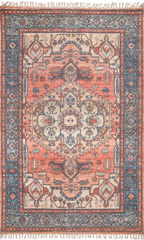 Botaniq Ornate Medallion Tassel Rug Alt Living Room, Rugs To Make, Home Floors, Flatweave Area Rug, House Vibes, Floor Art, New House Decor, Medallion Rug, Rug Ideas