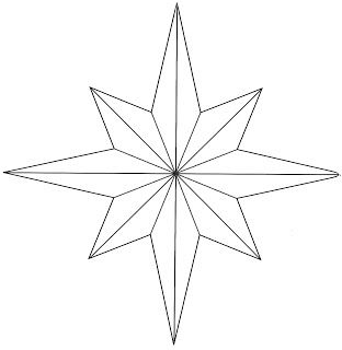 Hopemore: Eight point star template                                                                                                                                                                                 More                                                                                                                                                                                 More Star Stencils Printables, Eight Pointed Star Tattoo, Eight Point Star, Stencils Printables Templates, 8 Point Star, 4 Point Star, Eight Pointed Star, Star Template, Stencils Printables