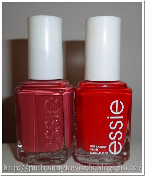 Writing Beauty: My Top 10 Essie Nail Polishes Essie In Stitches and Russian Roulette Essie Russian Roulette, Russian Roulette, Nail Polish Brands, Essie Nail Polish, Essie Nail, Nail Polishes, Essie, My Favourite, Top 10