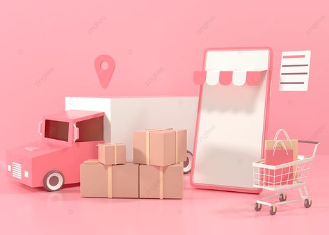 Food And Packaging Online Shopping Delivery Service Truck Delivery Service Background Certificate Background, Facebook Cover Design, Floral Cards Design, App Background, Online Mobile Shopping, Publicidad Creativa, Marketing Concept, Branding Template, Healthy Shopping