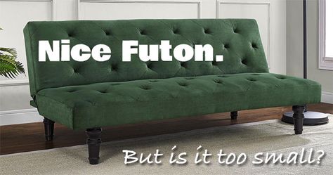 The Tufted, Mid-Century Orfino Velour Futon has Lots of Style and Only Costs $200, but it Is a Small Futon Best for Small Spaces, Kids Rooms or Dorms. Diy Futon Mattress, Grey Futon, Futon Makeover, Small Futon, White Futon, Ikea Futon, Floor Futon, Metal Futon, Queen Futon