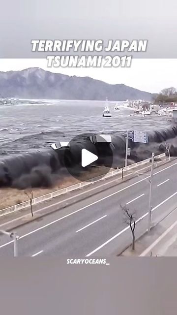 OCEAN | BOATS | SCARY on Instagram: "Deadly Tsunami In Japan 2011 #tsunami #ocean #boats #japan" Japan Tsunami 2011, Tsunami Video Natural Disasters, Natural Disasters Photography, Scary Ocean Videos, Tsunami Aesthetic, Tsunami Pictures, Tsunami Video, Tsunami 2011, Scary Ocean