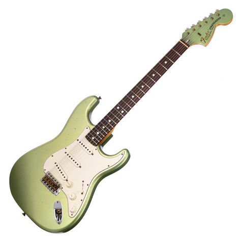 Fender Custom Shop MVP 1969 Stratocaster Journeyman Relic - Sage Green Metallic / Rosewood - Master Vintage Player Series Electric Guitar Green Electric Guitar, Physical Manifestation, Green Guitar, Guitar Classes, Green Electric, Jazz Guitar, Fender Custom Shop, Guitar Art, Guitar Chords