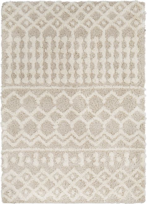 Surya Urban Shag USG-2303 Cream Rug Eclectic Area Rug, Surya Rug, Plush Area Rugs, Cream Area Rug, Cream Rug, Farmhouse Rugs, Shag Area Rug, Geometric Area Rug, Beige Area Rugs