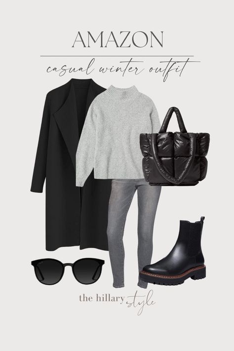 Black Chelsea Boots Outfit Women Winter, Chelsea Boots Outfit Women Fall, Chelsea Boots Outfit Women Winter, Black Chelsea Boots Outfit Women, Grey Denim Outfit, Denim Boots Outfit, Coatigan Outfit, Black Chelsea Boots Outfit, Chelsea Boot Outfits Women