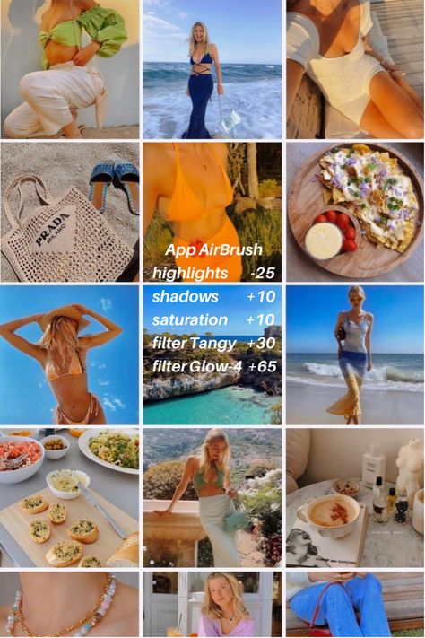 Summer Photo Editing, Photo Editing Styles, Best Vsco Filters, Vintage Photo Editing, Instagram Goals, Phone Photo Editing, Summer Presets, Filters For Pictures, Airbrush App