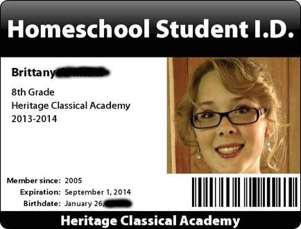 Create free homeschool IDs for teachers & students Homeschool Diploma, Student Id, School Id, Teachers Diy, Homeschool Inspiration, Id Card Template, Homeschool Lesson, Homeschool Help, Homeschool Planning