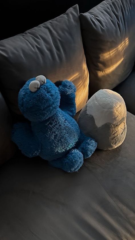 Stuffed Animal, Instagram Profile, Teddy Bear, Couch, On Instagram, Blue, White, Instagram