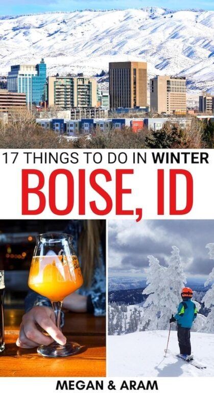 16 Adventurous (and Cool!) Things to Do in Boise in Winter Idaho Winter Outfits, Boise Idaho Winter, Hiking Idaho, Things To Do During Winter, Idaho Winter, Idaho Boise, Things To Do In Winter, Winter Vacation Outfits, Best Winter Vacations