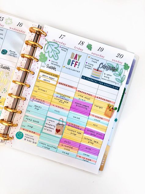 #AfterThePen // in my Hourly Happy Planner ✨ freeprintableplanner #moneyplanner #projectplanner👓 Happy Planner Hourly Layout Ideas, Hourly Planner Ideas, Planner Setup Ideas, High School Planner, Daily Planner Design, Ipad Notes, Organization Notes, Academic Life, Money Planner