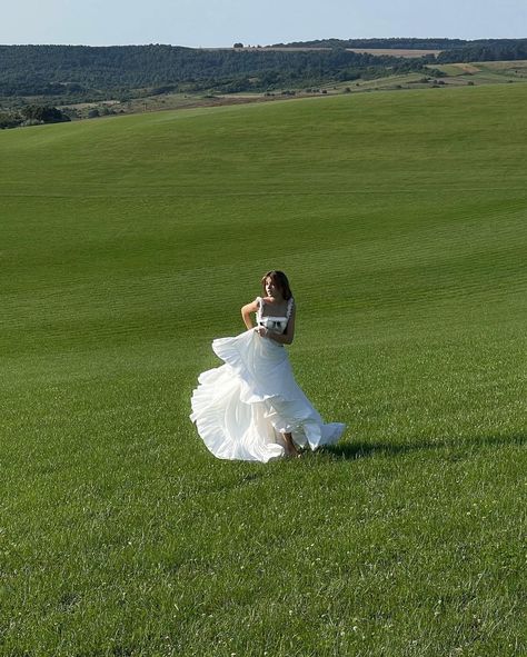 An angel finds solace in the embrace of meadow. safe and sound. Via @yu.gnatyshyn “Product by Huelleyrose in… | Instagram Angelic Photoshoot, Meadow Photoshoot, 25 Photoshoot, Angel Photoshoot, Meadow Wedding, Debut Ideas, Birthday Shots, 18th Bday, Runaway Bride