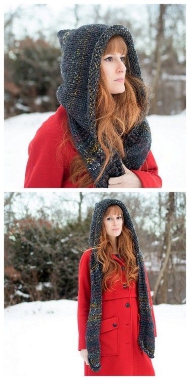 DIY Hooded Scarf