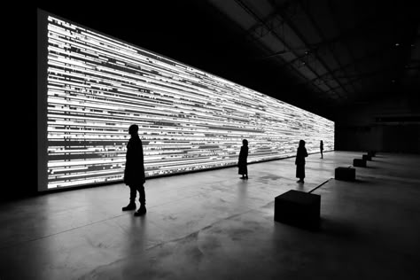 ryoji ikeda exhibits audio-visual trilogy 'data-verse' at 2019 venice biennale Ryoji Ikeda, Data Art, Dramatic Art, Singapore Art, Audio Design, New Media Art, Venice Biennale, Museum Of Contemporary Art, Museum Exhibition