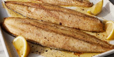 Baked Sole, Pollock Recipes, Grilled Fish Fillet, Fish Fillet Recipe, Lemon Garlic Butter Shrimp, Baked Fish Fillet, Fish Fillets, Shrimp And Asparagus, Fish Dinner