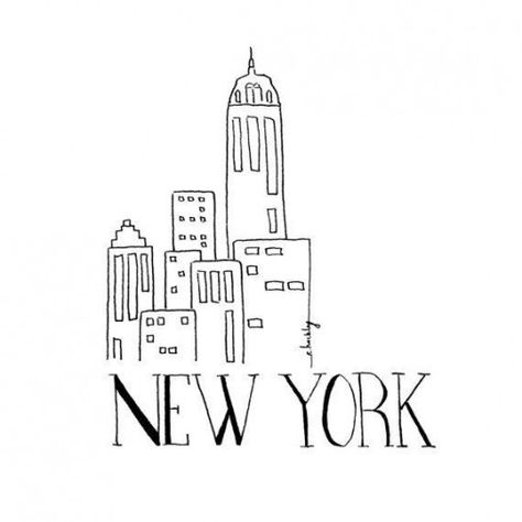 #newyork #new #york #dibujo New York Drawing, Sketch Wall, City Sketch, New York Graffiti, Black City, New York Black And White, Wall White, City Drawing, White Illustration