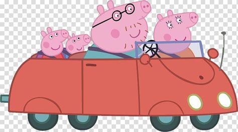 George Peppa, Grandpa Pig, Mummy Pig, Pig Birthday Cakes, Peppa Pig Family, Pig Drawing, Pig Family, Pig Illustration, George Pig