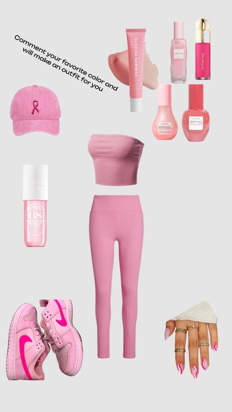 #pink#outfit Pink Outfits Shuffle, Pink Outfit, Pink