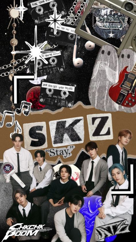 #straykids #skz #chkchkboom #kpop #wallpapers #stay Skz Phone Wallpaper Ot8, Straykids Collage Wallpaper, Stray Kids Wallpaper Group Picture, Ot8 Skz Wallpaper, Stray Kids Collage Wallpaper, Skz Songs Wallpaper, Straykids Background, Skz Background, Stray Kids Collage