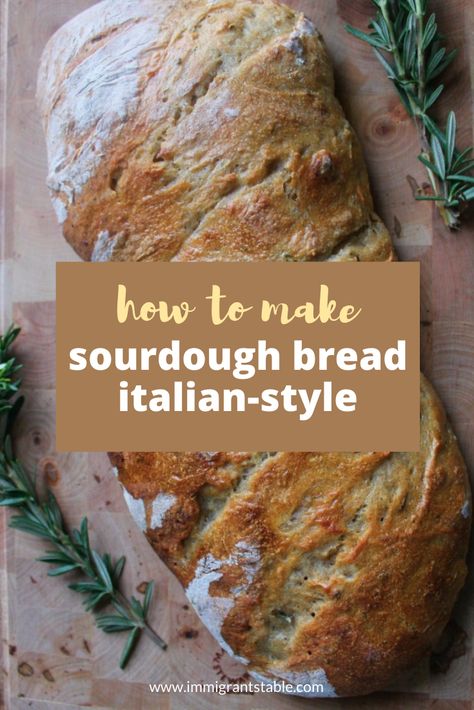 Artisan Sourdough Bread Recipe, Vegan Winter Recipes, Easy Sourdough Bread Recipe, Homemade Baked Bread, Rosemary Bread, Pan Pita, Homemade Sourdough Bread, Homemade Sourdough, Sourdough Starter Recipe