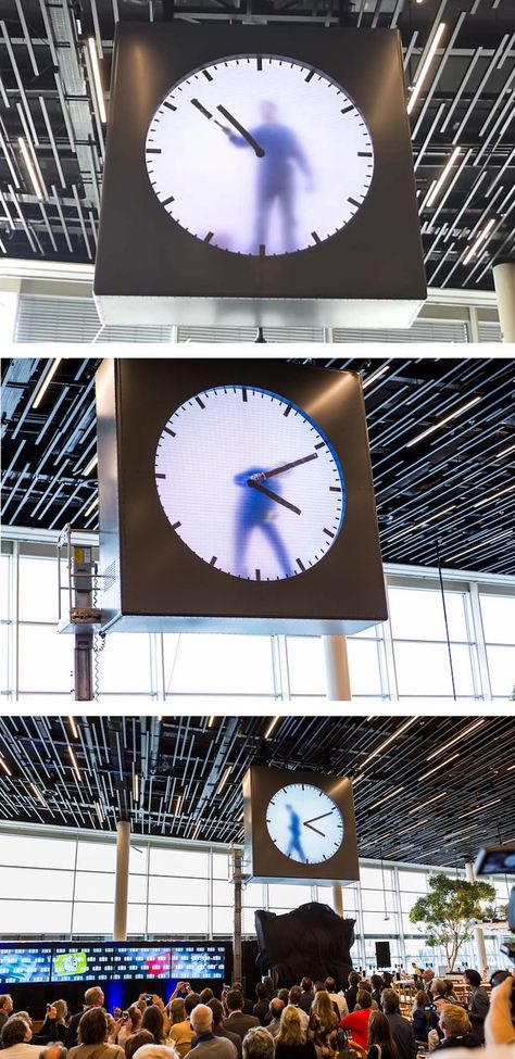 Time Photography Conceptual, Time Art Installation, Clock Installation Art, Time Based Art Installation, Time Art Clock, Performance Art Ideas, Clock Installation, Time Travel Art, Time Based Art