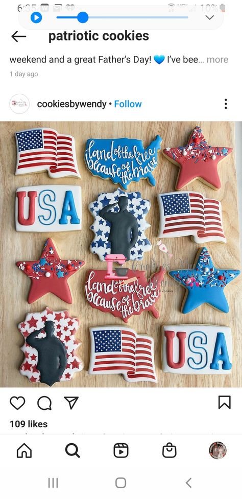 Patriotic Sugar Cookies, Patriotic Cookies, 4th Of July Cake, 4th Of July Desserts, American Theme, Summer Cookies, Cookie Time, Pretty Cookies, Cookie Tray