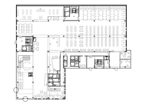 Gallery of University Library / a02 Atelier - 23 Library Design Architecture Plan Layout, Book Store Interior, Library Floor Plan, University Interior, Oxford Library, Interior Designer Aesthetic, School Floor Plan, University Plan, Urban Design Competition