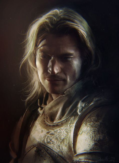 Althian W [Jaime Lannister by AniaMitura on DeviantArt] Jaime And Brienne, Nikolaj Coster, Nikolaj Coster Waldau, Asoiaf Art, Hbo Game Of Thrones, Jaime Lannister, Cersei Lannister, Gra O Tron, Game Of Thrones Art