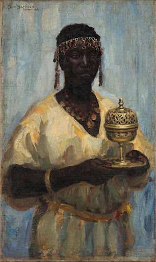 Twin brother of Mario Villares Barbosa, he was born in Campinas, São Paulo. While in Brazil, he was a pupil of the painter Oscar Pereira da Silva, whose wo... Ilya Repin, The Guard, Muse Art, Giclee Painting, Black Artwork, Ethereal Art, Black Women Art, Vintage Artwork, Western Art