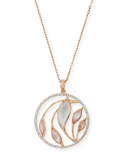 PAEJC Frederic Sage Medium Venus Garden Mother-of-Pearl Pendant Necklace with Diamonds in 18K Pink Gold Nz Wedding, Pearl Diamond Jewelry, Van Cleef And Arpels Jewelry, Arabic Jewelry, Jewellery Photography, Mother Of Pearl Pendant, Diy Pendant Necklace, Pearl Jewels, Mother Of Pearl Jewelry