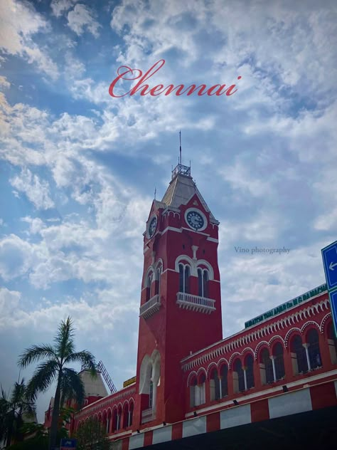 Chennai railway station Chennai Railway Station Photography, Chennai Egmore Railway Station, Chennai Aesthetic Pictures, Chennai Railway Station, Chennai Central Railway Station, Chennai Aesthetic, Chennai Central, Sketching Reference, Goa Travel