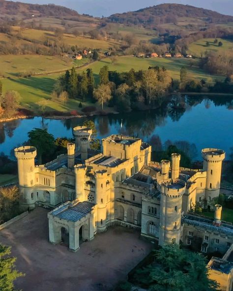 Eastnor Castle, Castle England, Castle Ireland, Castle Estate, Castles In England, English Castles, Castle Mansion, Castle Aesthetic, Castles In Scotland