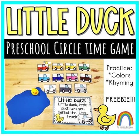 The Blissful Preschool | Teachers Pay Teachers Circle Time Props Free Printable, Preschool Rules Activities, Quiet Time Activities For Preschoolers, Circle Time Binder, Circle Time Ideas For Preschool, Small Group Activities Preschool, Preschool Rules, Circle Time Games, Time Centers