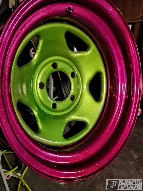 Powder Coating: Wheels,15" Steel Wheels,Clear Vision PPS-2974,RACING RASPBERRY UPB-6610,SUPER CHROME USS-4482,Cragar Wheels,GLOSS BLACK USS-2603,Illusion Sour Apple PMB-6913,Beetle,VW Cragar Wheels, Powder Coating Wheels, Beetle Vw, Golf Mk1, Girly Car, Steel Rims, Toyota Hiace, Chrome Wheels, Car Mods