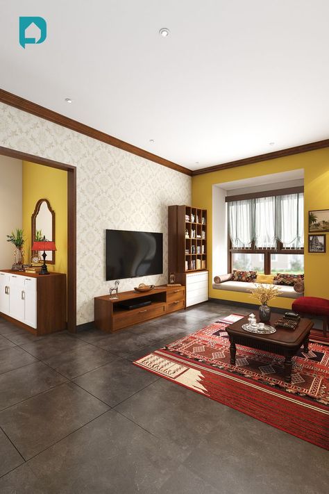 Living Room Designs Indian Traditional, Traditional Indian Houses, Home Interior Design Indian, Indian Living Room Design, Indian Living Room, Home Interior Design Ideas, India Home Decor, Home Hall Design, Indian Home Design