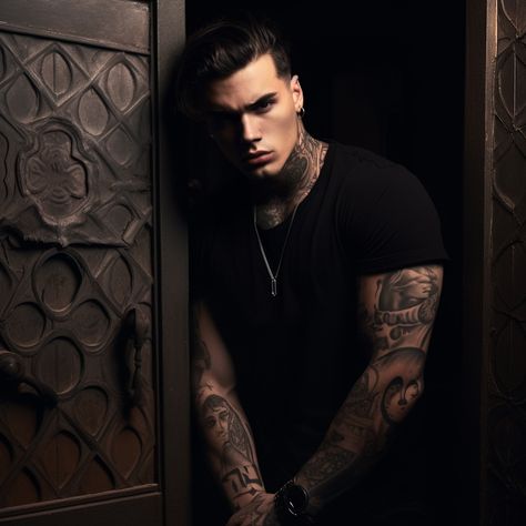 Aero Westwood, Wattpad Men Aesthetic Mafia, Booktok Men, Mafia Man Aesthetic Dark, Dark Assassin Aesthetic Man, Mafia Aesthetics Boss Man Dark, Hall Aesthetic, Tattoed Man Aesthetic Dark, Dark Mafia Romance