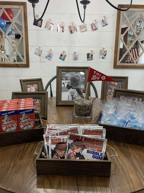 Sandlot Birthday Party, Yankees Party, Sandlot Birthday, Vintage Baseball Party, Baseball Banquet, Baseball Centerpiece, Baseball Theme Birthday, Baseball First Birthday, Boys First Birthday Party Ideas