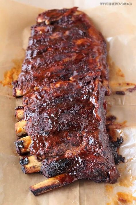 ON THE MENU WEEK OF APRIL 30TH - StoneGable Kansas City Ribs Crock Pot, Spare Ribs In The Crock Pot, Crock Pot Bbq Ribs, Crock Pot Ribs, Slow Cooker Barbecue Ribs, Slow Cooker Ribs Recipe, Ribs Recipes, Slow Cooker Bbq Ribs, Whole30 Diet