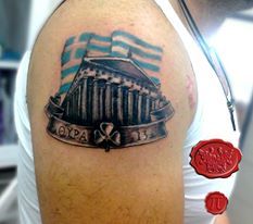 parthenon - pao gate 13 #tattoo #pao #panathinaikos #parthenon #acropolis #paotattoo #Zografou #Circus #engraved #engravedcircus #circustattoo Acropolis Tattoo, Circus Tattoo, 13 Tattoo, Acropolis, Tattoo Art, Circus, Tatting, Art Tattoo, Tattoo Ideas