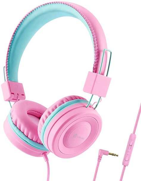 Travel Headphones, Headphones Wired, Girl With Headphones, Kids Headphones, Ios Phone, Best Headphones, Headphones With Microphone, Headphone With Mic, Wired Headphones