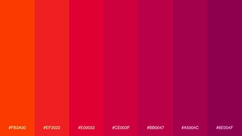 Pallette Color, Flat Color Palette, Create Color Palette, Color Design Inspiration, Hex Color Palette, Color Palette Challenge, Color Schemes Colour Palettes, Palette Art, Neon Red