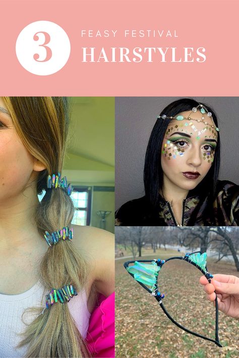 Create your ultimate festival fashion outfit! Your guide to festival hair - create the perfect outfits for Austin City Limits, SXSW, Electric Zoo, Coachella and beyond. Handmade Bohemian Festival Headpieces, Bohemian Festival Hair Accessories, Rave Braids Festival Hair Extensions, Bohemian Festival Headband Headpieces, Bohemian Festival Jewelry Headband, Vibe Higher, Festival Fashion Outfit, Coachella Hair, Austin City Limits