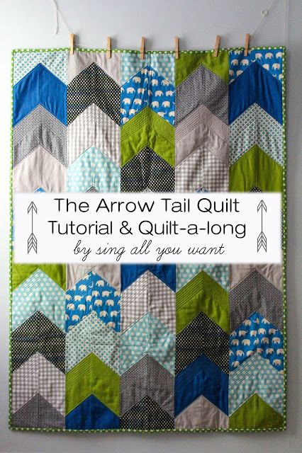 ArrowTailQAL_Image Arrow Quilt Pattern Free, Arrow Quilt, Quilt Tutorial, An Arrow, The Arrow, Quilt Guild, Boy Quilts, Modern Quilt Patterns, Modern Quilt