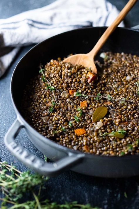 Lentil Side Dish, Best Lentil Recipes, How To Cook Lentils, Lentil Recipe, Beach Recipes, Coconut Lentil Curry, Pasta Side, Lentils Recipe, Feasting At Home