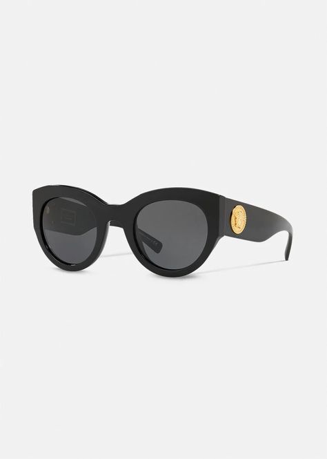 Versace Versace Tribute Sunglasses for Women | Online Store EU Versace Sunglasses Women, Sunglasses Versace, Crystal Sunglasses, Versace Eyewear, Versace Designer, Classy Fits, Designer Sunglasses For Women, Classic Sunglasses, Versace Sunglasses