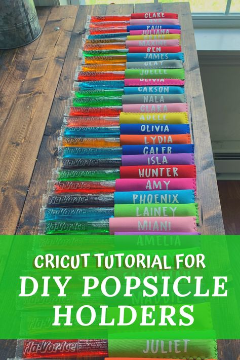 Cricut Popsicle Holder, Popsicle Sleeves Cricut, Popsicle Drip Catcher, Diy Popsicle Holder, Popsicle Sleeves Diy, Popsicle Holders Vinyl, Popsicle Holders Diy, Popsicle Holders, Diy Popsicle