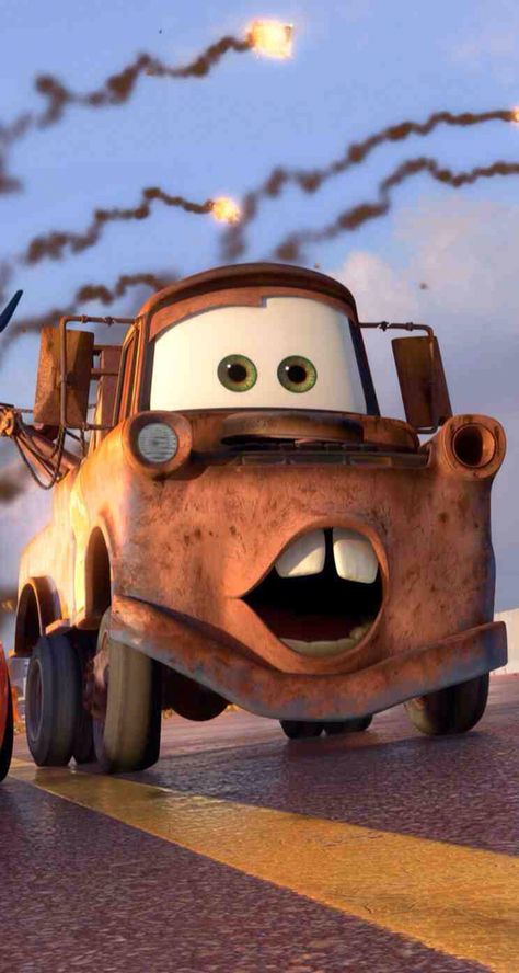 Mater Cars Disney, Disney Mater, Cars Cartoon Disney, Disney Cars Wallpaper, Flash Mcqueen, Disney Cars Movie, Mater Cars, Tow Mater, Visual Library