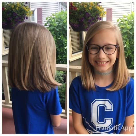 Girls Haircuts Medium, Kids Girl Haircuts, Toddler Girl Haircut, Hairstyles Girl, Girl Hair Dos, Girl Haircut, Long Bob Haircuts, Kids Hair Cuts, Shoulder Length Hair Cuts